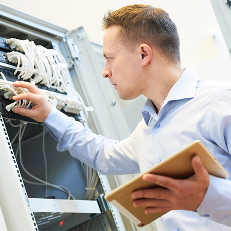 innovation tech working on a network